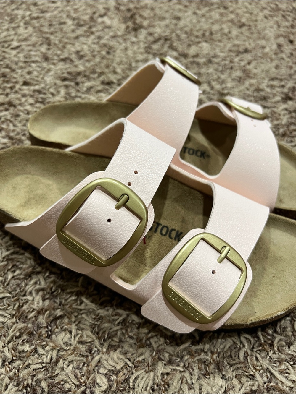 New Birkenstock Arizona big buckle sandal in light rose sz 8 39